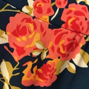Lularoe floral maxi skirt